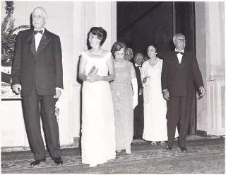 Visita privata del Presidente della Repubblica Francese Charles De Gaulle per la cerimonia in Campidoglio nel X anniversario della firma dei Trattati istitutivi della CEE