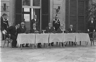 Ricevimento offerto dal Presidente della Repubblica Giuseppe Saragat al Corpo diplomatico per la Festa della Repubblica
