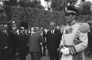 Ricevimento offerto nei giardini del Quirinale a personalità del mondo della cultura, dell'arte e del lavoro per la Festa della Repubblica