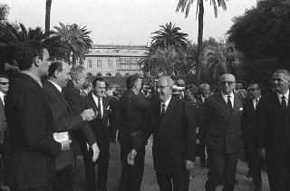Ricevimento offerto nei giardini del Quirinale a personalità del mondo della cultura, dell'arte e del lavoro per la Festa della Repubblica