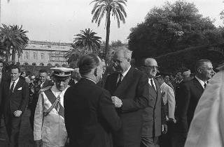 Ricevimento offerto nei giardini del Quirinale a personalità del mondo della cultura, dell'arte e del lavoro per la Festa della Repubblica