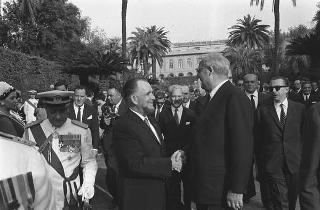 Ricevimento offerto nei giardini del Quirinale a personalità del mondo della cultura, dell'arte e del lavoro per la Festa della Repubblica