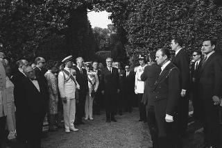 Ricevimento offerto nei giardini del Quirinale a personalità del mondo della cultura, dell'arte e del lavoro per la Festa della Repubblica