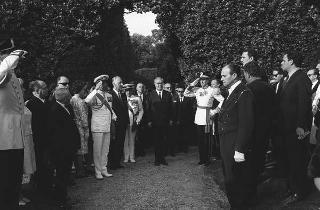 Ricevimento offerto nei giardini del Quirinale a personalità del mondo della cultura, dell'arte e del lavoro per la Festa della Repubblica