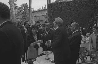 Ricevimento offerto nei giardini del Quirinale a personalità del mondo della cultura, dell'arte e del lavoro per la Festa della Repubblica