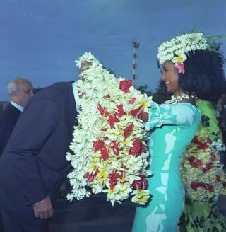 Visita di Stato del Presidente Giuseppe Saragat e del Ministro degli esteri Amintore Fanfani in Canada, Australia e Stati Uniti con soste di riposo a Tahiti, Nandi, Singapore e Ceylon (11 settembre - 3 ottobre 1967). Tahiti