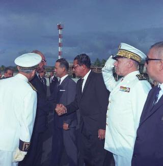 Visita di Stato del Presidente Giuseppe Saragat e del Ministro degli esteri Amintore Fanfani in Canada, Australia e Stati Uniti con soste di riposo a Tahiti, Nandi, Singapore e Ceylon (11 settembre - 3 ottobre 1967). Tahiti