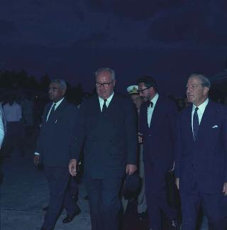 Visita di Stato del Presidente Giuseppe Saragat e del Ministro degli esteri Amintore Fanfani in Canada, Australia e Stati Uniti con soste di riposo a Tahiti, Nandi, Singapore e Ceylon (11 settembre - 3 ottobre 1967). Tahiti