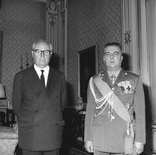 Gen. di Div. Enrico Mino, consigliere militare aggiunto per l'esercito: visita di congedo