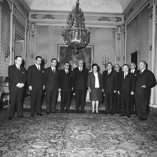 Rosario Lanza, nuovo Presidente dell'Assemblea regionale siciliana, con i componenti il novo Consiglio di presidenza