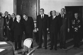 Visita del Presidente degli Stati Uniti (USA) Lyndon B. Johnson, Castelporziano