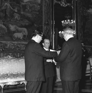 Hsu Shao-Chang, nuovo ambasciatore della Cina: presentazione lettere credenziali