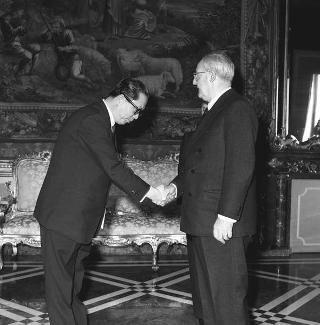 Hsu Shao-Chang, nuovo ambasciatore della Cina: presentazione lettere credenziali