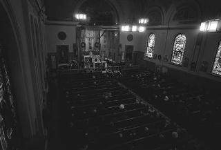 New York, Funerali di Luigi Antonini, Presidente del Consiglio italo-americano del lavoro. Corona del Presidente della Repubblica Giuseppe Saragat.