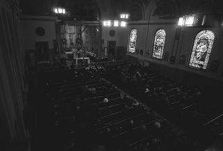 New York, Funerali di Luigi Antonini, Presidente del Consiglio italo-americano del lavoro. Corona del Presidente della Repubblica Giuseppe Saragat.