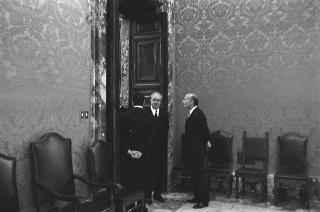 Visita in forma privata del Presidente della Repubblica Giuseppe Saragat al Governatore della Banca d'Italia