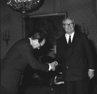 Presidente di Sezione del Consiglio di Stato Giuseppe Potenza, Presidente della Croce Rossa Italiana: visita di congedo