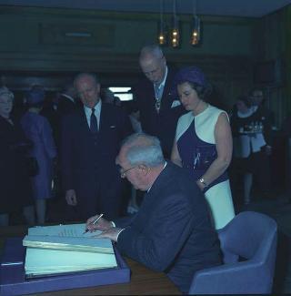 Il Presidente della Repubblica Giuseppe Saragat in visita di Stato in Gran Bretagna (22 - 30 aprile 1969)