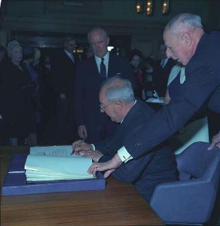 Il Presidente della Repubblica Giuseppe Saragat in visita di Stato in Gran Bretagna (22 - 30 aprile 1969)