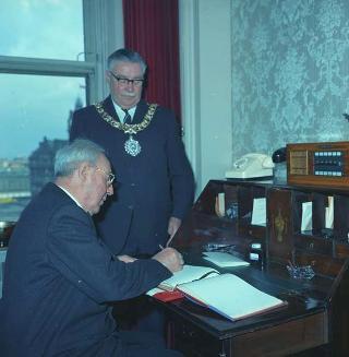 Il Presidente della Repubblica Giuseppe Saragat in visita di Stato in Gran Bretagna (22 - 30 aprile 1969)