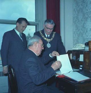 Il Presidente della Repubblica Giuseppe Saragat in visita di Stato in Gran Bretagna (22 - 30 aprile 1969)