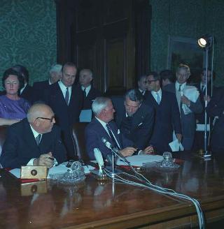 Il Presidente della Repubblica Giuseppe Saragat in visita di Stato in Gran Bretagna (22 - 30 aprile 1969)