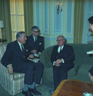 Il Presidente della Repubblica Giuseppe Saragat in visita di Stato in Gran Bretagna (22 - 30 aprile 1969)