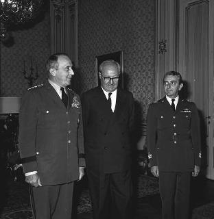 Gen. Lyman L. Lemnitzer, Comandante in Capo delle Forze Alleate in Europa: visita di congedo