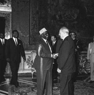 Colloquio del Presidente della Repubblica Giuseppe Saragat con Abdel Raschid Alì Scermarche, Presidente della Repubblica Somala
