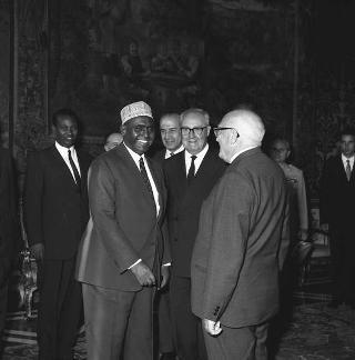 Colloquio del Presidente della Repubblica Giuseppe Saragat con Abdel Raschid Alì Scermarche, Presidente della Repubblica Somala