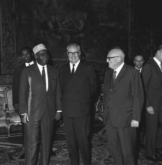 Colloquio del Presidente della Repubblica Giuseppe Saragat con Abdel Raschid Alì Scermarche, Presidente della Repubblica Somala