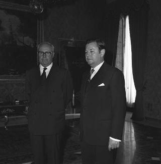 Vladimir Berger, nuovo ambasciatore della Repubblica Socialista Cecoslovacca: presentazione lettere credenziali
