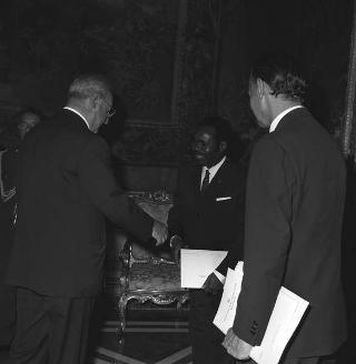 Jean Arthur Bandio, nuovo ambasciatore della Repubblica Centroafricana: presentazione lettere credenziali
