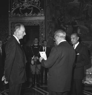 Patrick Francis Hancock, nuovo ambasciatore di Gran Bretagna: presentazione lettere credenziali