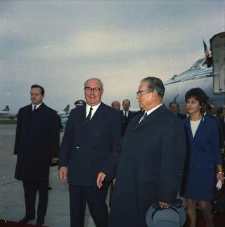 Visita ufficiale del Presidente della Repubblica Giuseppe Saragat accompagnato dall'on. Aldo Moro, Ministro degli Esteri, nella Repubblica Federativa di Jugoslavia (Belgrado, Zagabria, Lubiana), 2-6 ottobre 1969