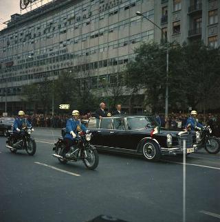 Visita ufficiale del Presidente della Repubblica Giuseppe Saragat accompagnato dall'on. Aldo Moro, Ministro degli Esteri, nella Repubblica Federativa di Jugoslavia (Belgrado, Zagabria, Lubiana), 2-6 ottobre 1969