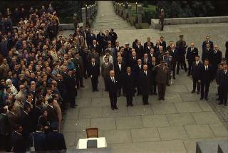 Visita ufficiale del Presidente della Repubblica Giuseppe Saragat accompagnato dall'on. Aldo Moro, Ministro degli Esteri, nella Repubblica Federativa di Jugoslavia (Belgrado, Zagabria, Lubiana), 2-6 ottobre 1969