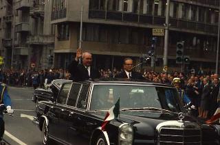 Visita ufficiale del Presidente della Repubblica Giuseppe Saragat accompagnato dall'on. Aldo Moro, Ministro degli Esteri, nella Repubblica Federativa di Jugoslavia (Belgrado, Zagabria, Lubiana), 2-6 ottobre 1969
