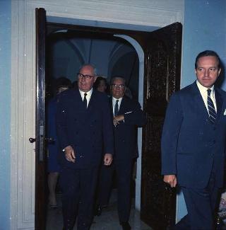 Visita ufficiale del Presidente della Repubblica Giuseppe Saragat accompagnato dall'on. Aldo Moro, Ministro degli Esteri, nella Repubblica Federativa di Jugoslavia (Belgrado, Zagabria, Lubiana), 2-6 ottobre 1969