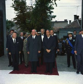 Visita ufficiale del Presidente della Repubblica Giuseppe Saragat accompagnato dall'on. Aldo Moro, Ministro degli Esteri, nella Repubblica Federativa di Jugoslavia (Belgrado, Zagabria, Lubiana), 2-6 ottobre 1969