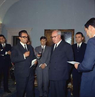 Visita ufficiale del Presidente della Repubblica Giuseppe Saragat accompagnato dall'on. Aldo Moro, Ministro degli Esteri, nella Repubblica Federativa di Jugoslavia (Belgrado, Zagabria, Lubiana), 2-6 ottobre 1969