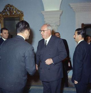 Visita ufficiale del Presidente della Repubblica Giuseppe Saragat accompagnato dall'on. Aldo Moro, Ministro degli Esteri, nella Repubblica Federativa di Jugoslavia (Belgrado, Zagabria, Lubiana), 2-6 ottobre 1969