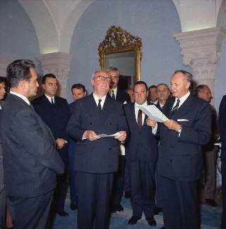 Visita ufficiale del Presidente della Repubblica Giuseppe Saragat accompagnato dall'on. Aldo Moro, Ministro degli Esteri, nella Repubblica Federativa di Jugoslavia (Belgrado, Zagabria, Lubiana), 2-6 ottobre 1969
