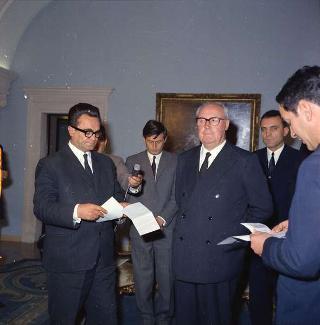 Visita ufficiale del Presidente della Repubblica Giuseppe Saragat accompagnato dall'on. Aldo Moro, Ministro degli Esteri, nella Repubblica Federativa di Jugoslavia (Belgrado, Zagabria, Lubiana), 2-6 ottobre 1969