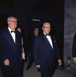 Visita ufficiale del Presidente della Repubblica Giuseppe Saragat accompagnato dall'on. Aldo Moro, Ministro degli Esteri, nella Repubblica Federativa di Jugoslavia (Belgrado, Zagabria, Lubiana), 2-6 ottobre 1969