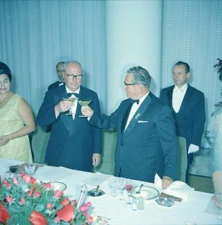 Visita ufficiale del Presidente della Repubblica Giuseppe Saragat accompagnato dall'on. Aldo Moro, Ministro degli Esteri, nella Repubblica Federativa di Jugoslavia (Belgrado, Zagabria, Lubiana), 2-6 ottobre 1969