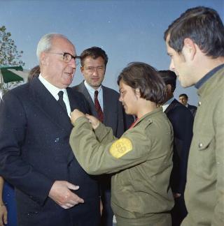 Visita ufficiale del Presidente della Repubblica Giuseppe Saragat accompagnato dall'on. Aldo Moro, Ministro degli Esteri, nella Repubblica Federativa di Jugoslavia (Belgrado, Zagabria, Lubiana), 2-6 ottobre 1969