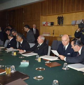 Visita ufficiale del Presidente della Repubblica Giuseppe Saragat accompagnato dall'on. Aldo Moro, Ministro degli Esteri, nella Repubblica Federativa di Jugoslavia (Belgrado, Zagabria, Lubiana), 2-6 ottobre 1969