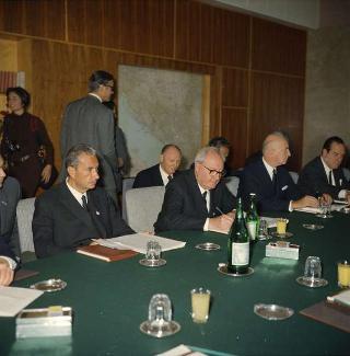Visita ufficiale del Presidente della Repubblica Giuseppe Saragat accompagnato dall'on. Aldo Moro, Ministro degli Esteri, nella Repubblica Federativa di Jugoslavia (Belgrado, Zagabria, Lubiana), 2-6 ottobre 1969