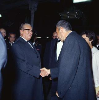 Visita ufficiale del Presidente della Repubblica Giuseppe Saragat accompagnato dall'on. Aldo Moro, Ministro degli Esteri, nella Repubblica Federativa di Jugoslavia (Belgrado, Zagabria, Lubiana), 2-6 ottobre 1969
